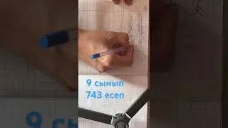 9 сынып 743 есеп
