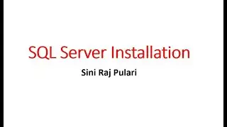 SQL SERVER INSTALLATION  Steps    # Download link in Description box; Audio from middle of the video