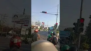 Jalan Jalan kota Semarang lihat Jembatan Kereta Api vs Truck Trailer