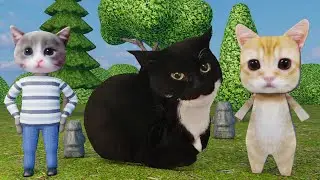 Бумажный кот Эль Гато флексит под Maxwell cat dance (animation meme)