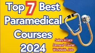 🔴🟢Top 7 Best Paramedical Courses 2024|Best Course After 12th|Top Medical Courses Without NEET