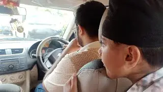 Aaj bhaiya gadi chala rahe hain ||#youtube#trending#vlog#yt#calmingrelaxation 4834 || Like 😎🚘