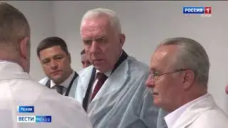 Александр Гуцан посетил диагностическое отделение Псковской областной больницы
