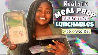 REALISTIC Meal (SNACK) PREP| DIY Adult Lunchables |Calorie Deficit Friendly
