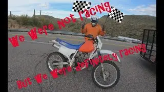 We were not racing, but we were definitely racing
