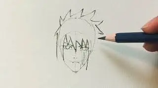 Vẽ Sasuke đơn giản, Cách vẽ khuôn mặt anime