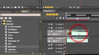 The Effect Controls Window - Adobe Premiere Pro CS5 Video Tutorials