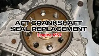 Drive shaft | Gearbox | Aft crankshaft seal | Hanging bearing | Rubber Damfer | Removal for BMW E60
