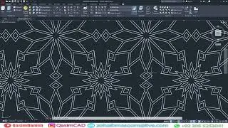 AutoCad CNC and Laser Cutting Pattern How to Drawing