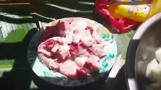 PAG AAYOS NG KUBO NAMIN SA BUNDOK HG KALAUNAN!