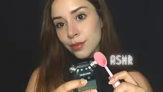 ASMR PINCEL NO MICROFONE 🎙️🥱 MICROPHONE BRUSHING 🥱🎙️
