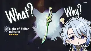 Accidentally got Alhaitham weapon on weapon banner | Genshin impact 4.7 | 