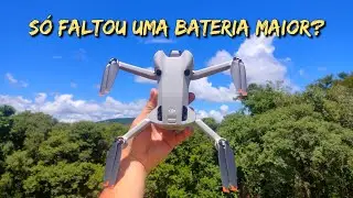DJI MINI 4 PRO - Teste de AUTONOMIA Com a BATERIA PLUS  + Teste de SINAL na CIDADE