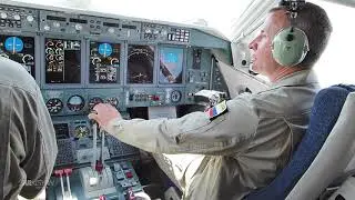Бе200 съемка на борту