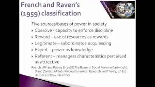 Leading and Managing Organisations (5/10): Source of power in the work context