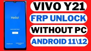 Vivo Y21 FRP BYPASS Without PC 2021 || Vivo V2111 FRP BYPASS / Remove Google