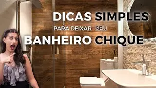 Simple tips to make your bathroom chic.