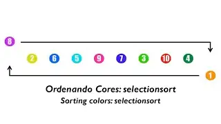 Sorting colors: selectionsort