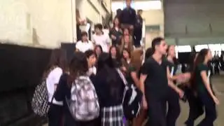 Minutos previos al kilombo último día de clases1