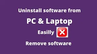 How to easily uninstall apps on your PC | Windows helpfull tricks