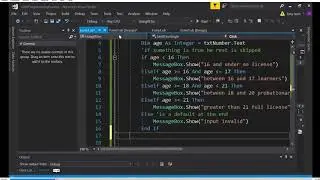 VB105 - VB.NET If vs ElseIf vs Else - 3 ways to use if statements
