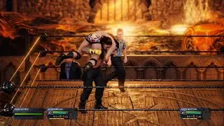Full Match- Tribal Chief Roman reigns vs Drew Mcintyre in Hells Colosseum WWE 2k20 Gameplay