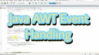 Java AWT Event Handling