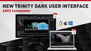 New Trinity Dark User Interface | ARES CAD Software