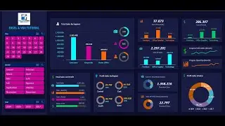 MODERN DASHBOARD UI DESAIN, NO VBA, NO MACRO, 100% PIVOT TABLES AND FORMULAS