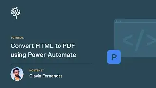 How to convert HTML to PDF using Power Automate