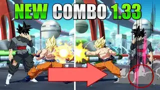 New Combo with GOKU BLACK Teleport New PATCH 1.33 DBFZ