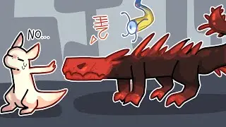 When you see a red lizard as survivor… (Rain world)