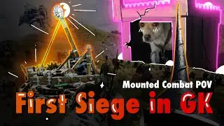 First Siege in GK area and HUGE battle [Mortal Online 2] PVP Mounted Combat