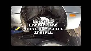 Lexus GS endlink and sway bar bushing install - ASMR