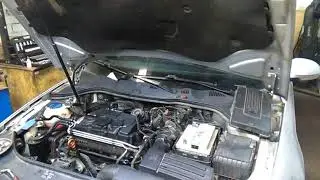 Volkswagen Passat b6 2.0 disel. Снятие ФАП фильтра, замена гофры, снятие турбины колекторов.