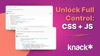 Customize CSS and JavaScript with Knack Next-Gen Apps