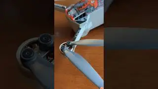 Changing propellers DJI mini 3 pro after crash 💥 