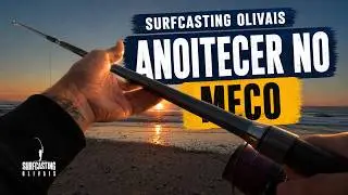 Um belo final de tarde pela margem Sul (Surfcasting)