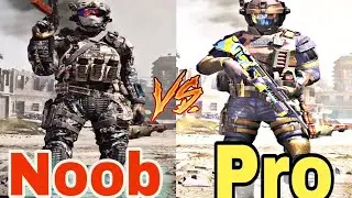 Codm a noob on a pro team