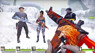 Left 4 Dead 2 - de_survivor Custom Survival Map Gameplay Walkthrough