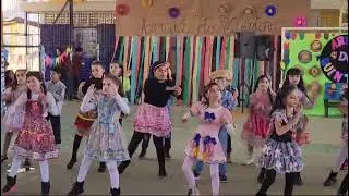 Festa Junina na escola da Sofia em 2024.