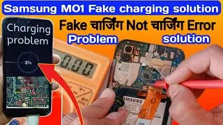 Samsung M01 Charging stock problem | sm m01 not charging problem | M01 Fake charging problem