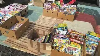 Барахолка после смягчения карантина в г. Нодьканижа, юго-западная Венгрия