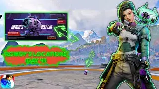 Rowdy Locations For Rowdy's Deep Cut Event(Day 4!) | Rowdy's Music Clips Apex Legends Mobile