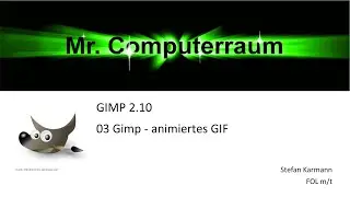 28 Gimp animiertes GIF erzeugen