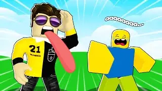Aku pukul subscriber aku dengan lidah!!! ( Roblox Malaysia)