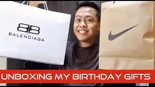 Unboxing my Birthday Gifts 