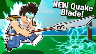 NEW QUAKE SWORD SHOWCASE! *Actually BROKEN* Roblox Blox Fruits