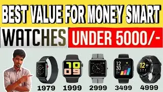 Top 5  Smartwatches Under 5,000 Best Value For Money in 2021 | Fitness Smartwatches Under 5000