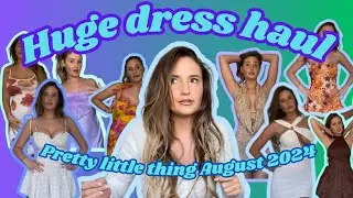 Huge dress haul 🫶🏼💕 Pretty Little thing try on August 2024 new in | Annabelle Marie